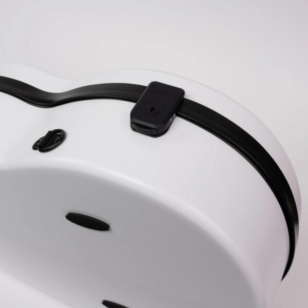 Estuche de viola Bam Ice Suprême Hightech forma SUP2200XL White/black Blanco/Negro