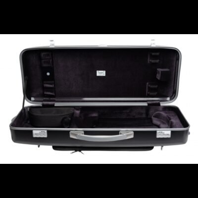 Estuche de viola Bam Suprême Hightech rectangular SUP5301XL Black/black Negro/Negro