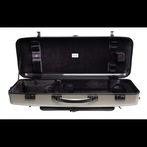 Estuche de viola Bam Suprême Hightech rectangular SUP5301XL Champagne/black Champagne/Negro