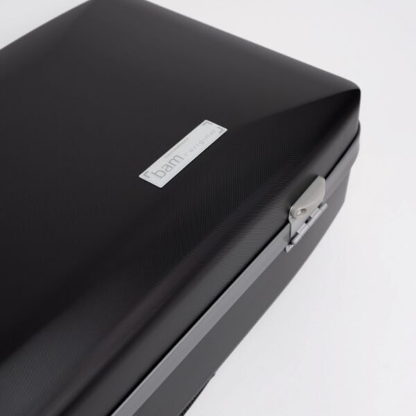 Estuche de viola Bam Suprême Hightech rectangular SUP5301XL Black/silver Negro/Plata