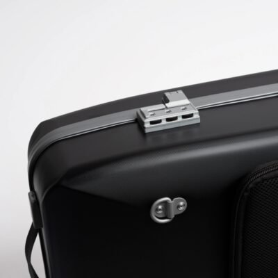 Estuche de viola Bam Suprême Hightech rectangular SUP5301XL Black/silver Negro/Plata