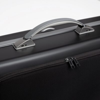 Estuche de viola Bam Suprême Hightech rectangular SUP5301XL Black/silver Negro/Plata