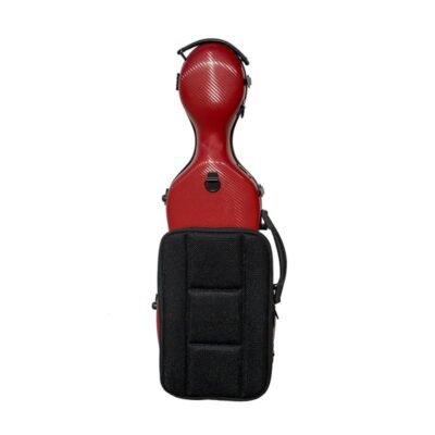 Estuche de violín Artist Dynamic Rocket con bolsa para partituras Garnet red Granate 4/4