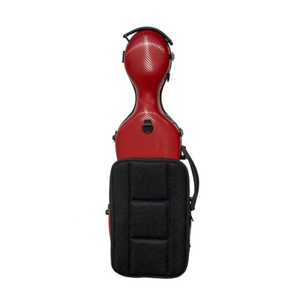 Estuche de violín Artist Dynamic Rocket con bolsa para partituras Garnet red Granate 4/4