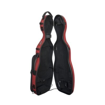 Estuche de violín Artist Dynamic Rocket con bolsa para partituras Garnet red Granate 4/4