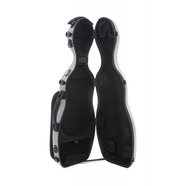 Estuche de violín Artist Dynamic Rocket con bolsa para partituras 4/4 Brushed aluminum Aluminio cepillado