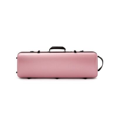 Estuche violín Artist Dynamic policarbonato rectangular con bolsa partituras 4/4 Pink Rosa