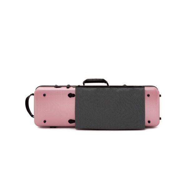 Estuche violín Artist Dynamic policarbonato rectangular con bolsa partituras 4/4 Pink Rosa