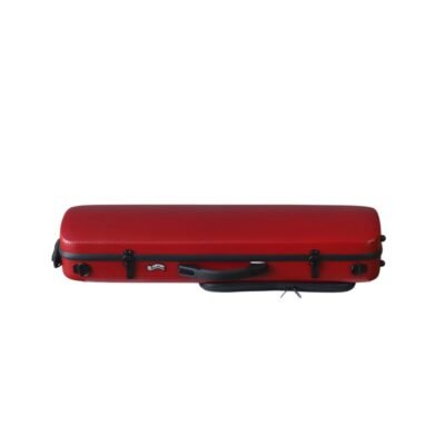Estuche violín Artist Dynamic policarbonato rectangular con bolsa partituras 4/4 Red Rojo