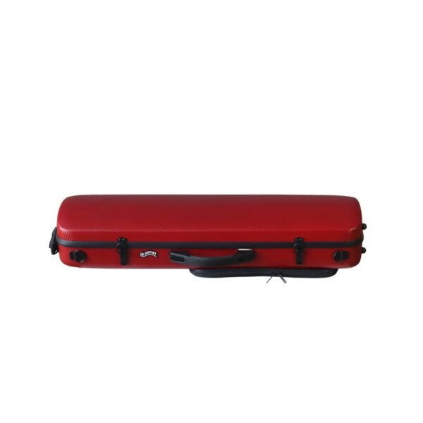 Estuche violín Artist Dynamic policarbonato rectangular con bolsa partituras 4/4 Red Rojo