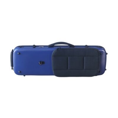 Estuche violín Artist Dynamic policarbonato rectangular con bolsa partituras 4/4 Blue Azul
