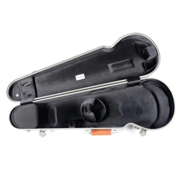 Estuche-violin-Bam-DEF2002XL-La-Defense-Hightech Estuche de violín Bam La Défense Hightech forma DEF2002XL 4/4 Brushed aluminum Aluminio cepillado
