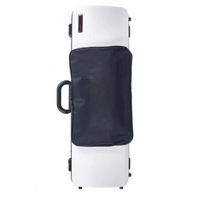 Estuche de violín Bam rectangular Hightech con bolsa 2011XL 4/4 White Blanco