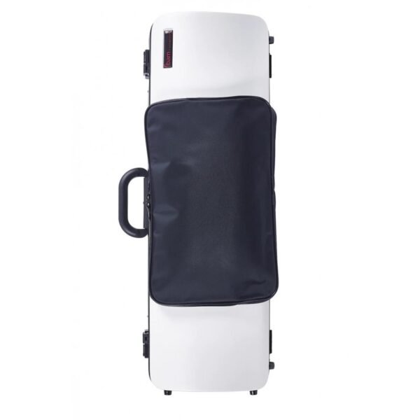 Estuche de violín Bam rectangular Hightech con bolsa 2011XL 4/4 White Blanco