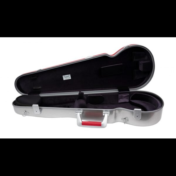 Estuche-violin-Bam-LEtoile-Hightech-ET2002XL Estuche de violín Bam L'Étoile Hightech forma ET2002XL 4/4 Red Rojo