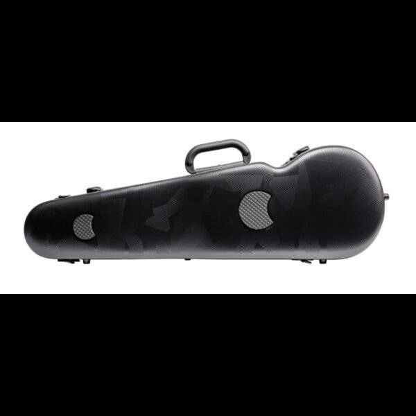 Estuche de violín Bam Shadow Hightech forma SHA2002XLN Black Negro