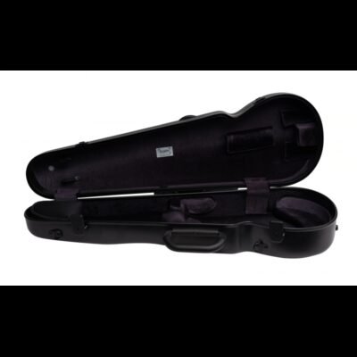 Estuche de violín Bam Shadow Hightech forma SHA2002XLN Black Negro