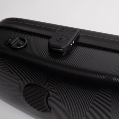 Estuche de violín Bam Shadow Hightech forma SHA2002XLN Black Negro