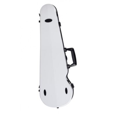 Estuche de violín Bam Ice Suprême Hightech forma SUP2002XL 4/4 White/black Blanco/Negro