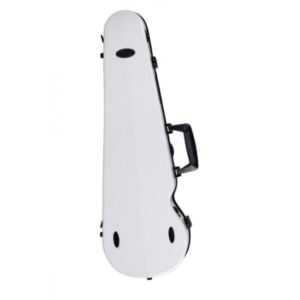 Estuche de violín Bam Ice Suprême Hightech forma SUP2002XL 4/4 White/black Blanco/Negro