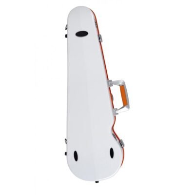 Estuche de violín Bam Ice Suprême Hightech forma SUP2002XL 4/4 White/orange Blanco/Naranja