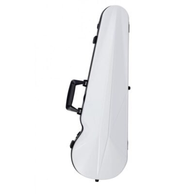 Estuche de violín Bam Ice Suprême Hightech forma SUP2002XL 4/4 White/black Blanco/Negro