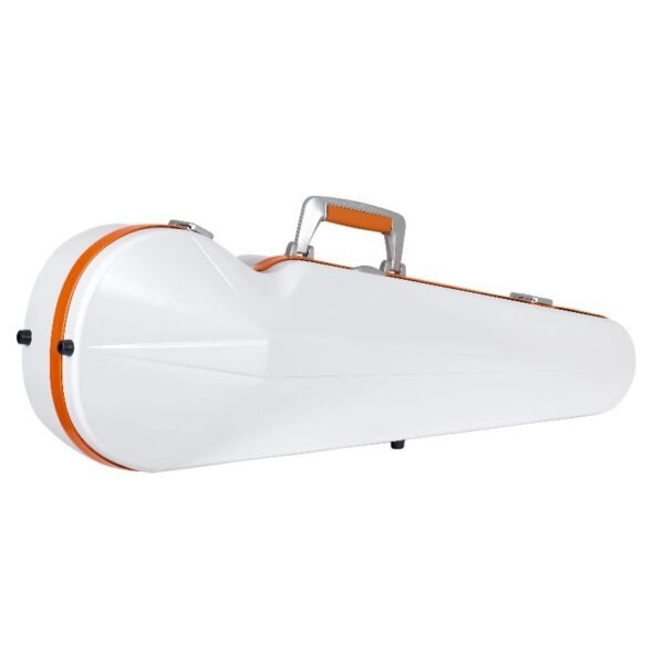 Estuche de violín Bam Ice Suprême Hightech forma SUP2002XL 4/4 White/orange Blanco/Naranja