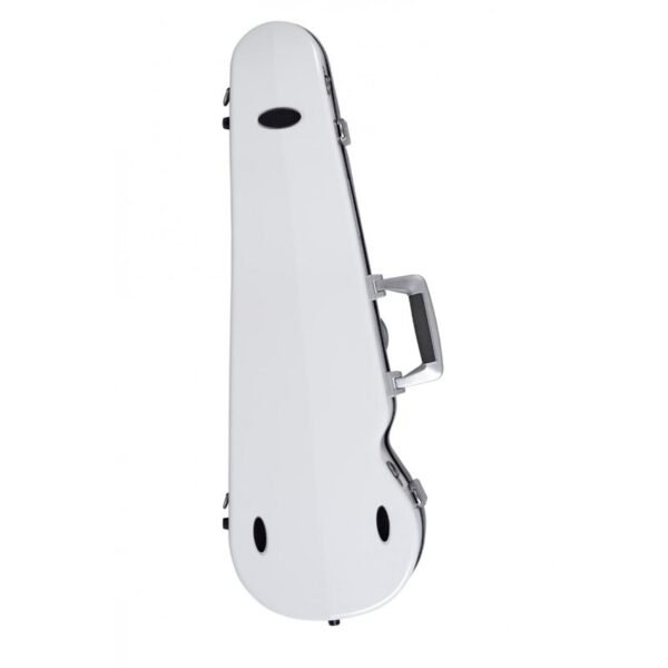 Estuche de violín Bam Ice Suprême Hightech forma SUP2002XL 4/4 White/silver Blanco/Plata