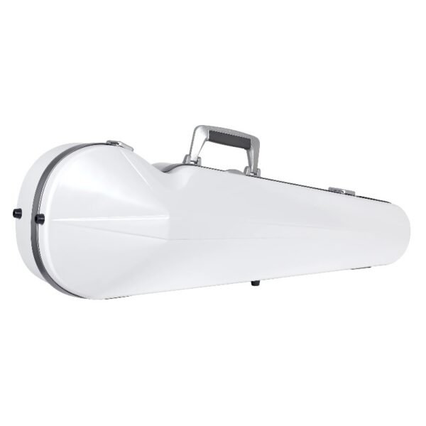 Estuche de violín Bam Ice Suprême Hightech forma SUP2002XL 4/4 White/silver Blanco/Plata