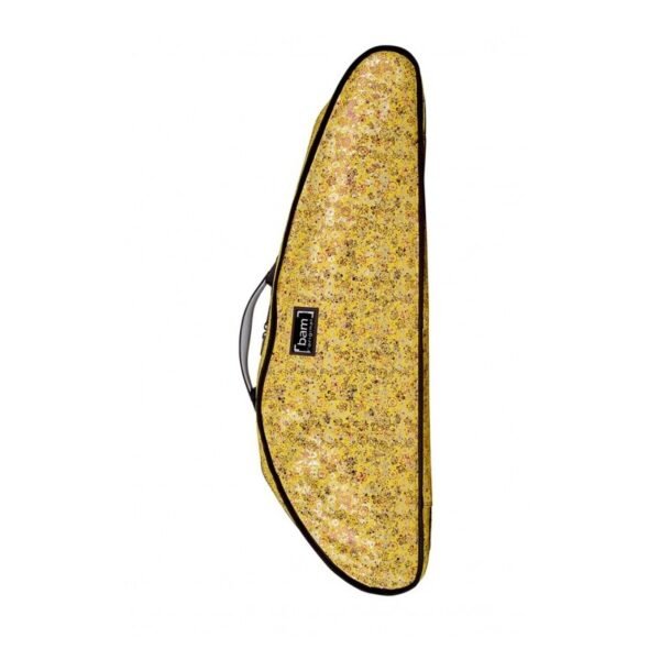 Funda violín Bam Hoody Flower para modelo Hightech Slim HO2000XLF 4/4 Yellow Amarillo