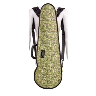 Funda violín Bam Hoody Flower para modelo Hightech forma HO2002XLF 4/4 Green Verde
