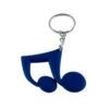 Llavero de goma pareja de corcheas Blue Azul