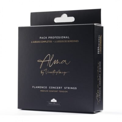 Pack profesional de cuerdas guitarra Solera Flamenca ""Alma"" by Vicente Amigo Medium Confort