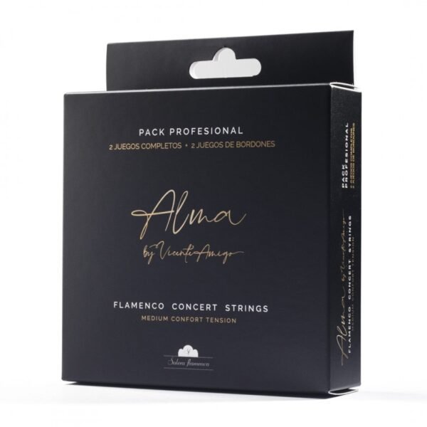 Pack profesional de cuerdas guitarra Solera Flamenca ""Alma"" by Vicente Amigo Medium Confort