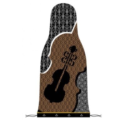 Pijama Bam France seda natural violín con cordón BFIC-0050