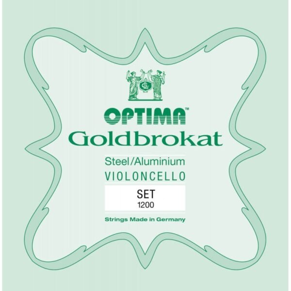 Set de cuerdas cello Optima Goldbrokat 1200 Medium 1/4