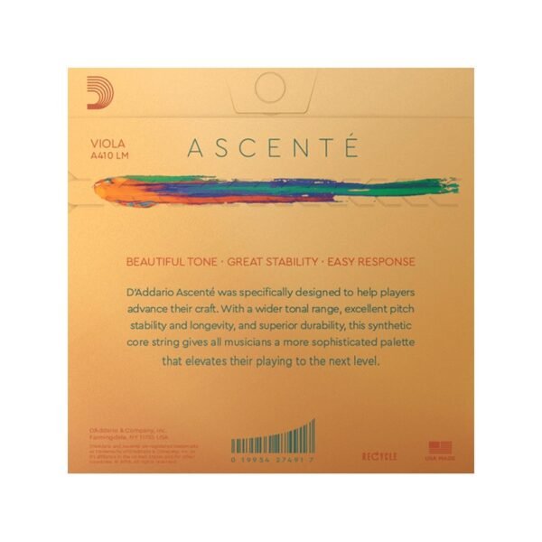 Set-de-cuerdas-viola-DAddario-Ascente Set de cuerdas viola D'Addario Ascenté 15""-16""