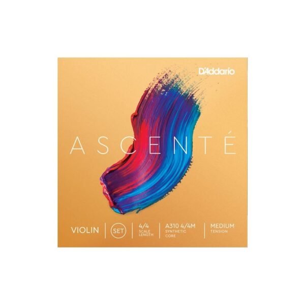 Set de cuerdas violín D'Addario Ascenté A310 Bola Medium 1/2