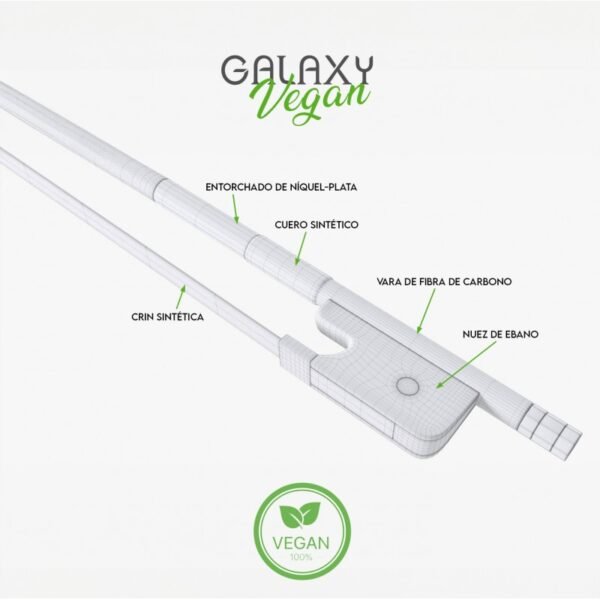 Arco violín Galaxy Vegan 4/4 4/4