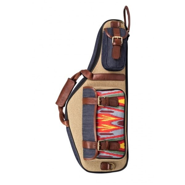 Funda saxo alto Ikat Nashville gris/beige IKAT3001SCA