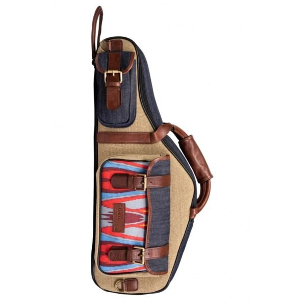 Funda saxo alto Ikat Nashville gris/beige IKAT3001SCA