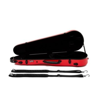 Estuche violín Artist Dynamic policarbonato forma 4/4 Red Rojo