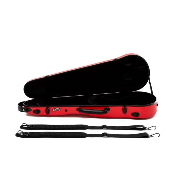 Estuche violín Artist Dynamic policarbonato forma 4/4 Red Rojo