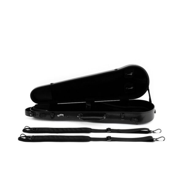 Estuche violín Artist Dynamic policarbonato forma 4/4 Black Negro