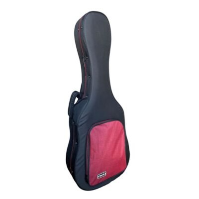 Estuche guitarra clásica Rapsody CSG002A Black/burgundy Negro/Burdeos