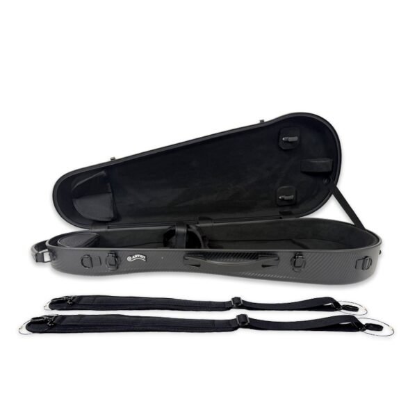 Estuche viola Artist Dynamic policarbonato forma Black Negro