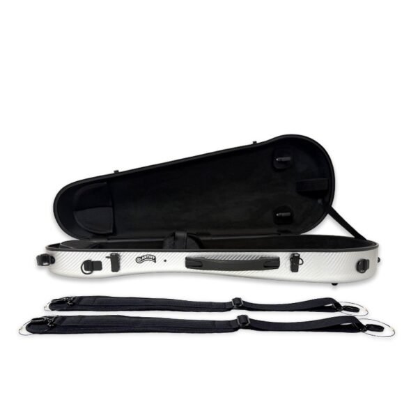 Estuche viola Artist Dynamic policarbonato forma Brushed aluminum Aluminio cepillado