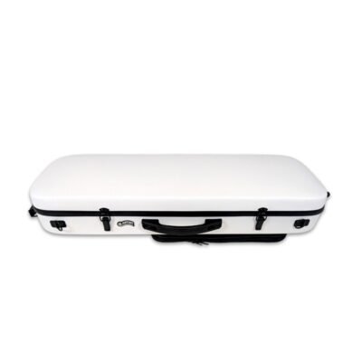 Estuche viola Artist Dynamic policarbonato rectangular con bolsa partituras White Blanco