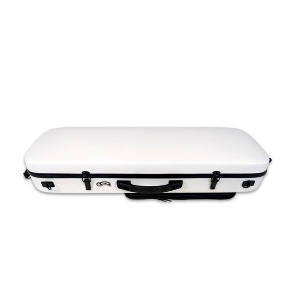 Estuche viola Artist Dynamic policarbonato rectangular con bolsa partituras White Blanco