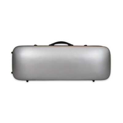 Estuche viola Artist Dynamic policarbonato rectangular con bolsa partituras Brushed aluminum Aluminio cepillado
